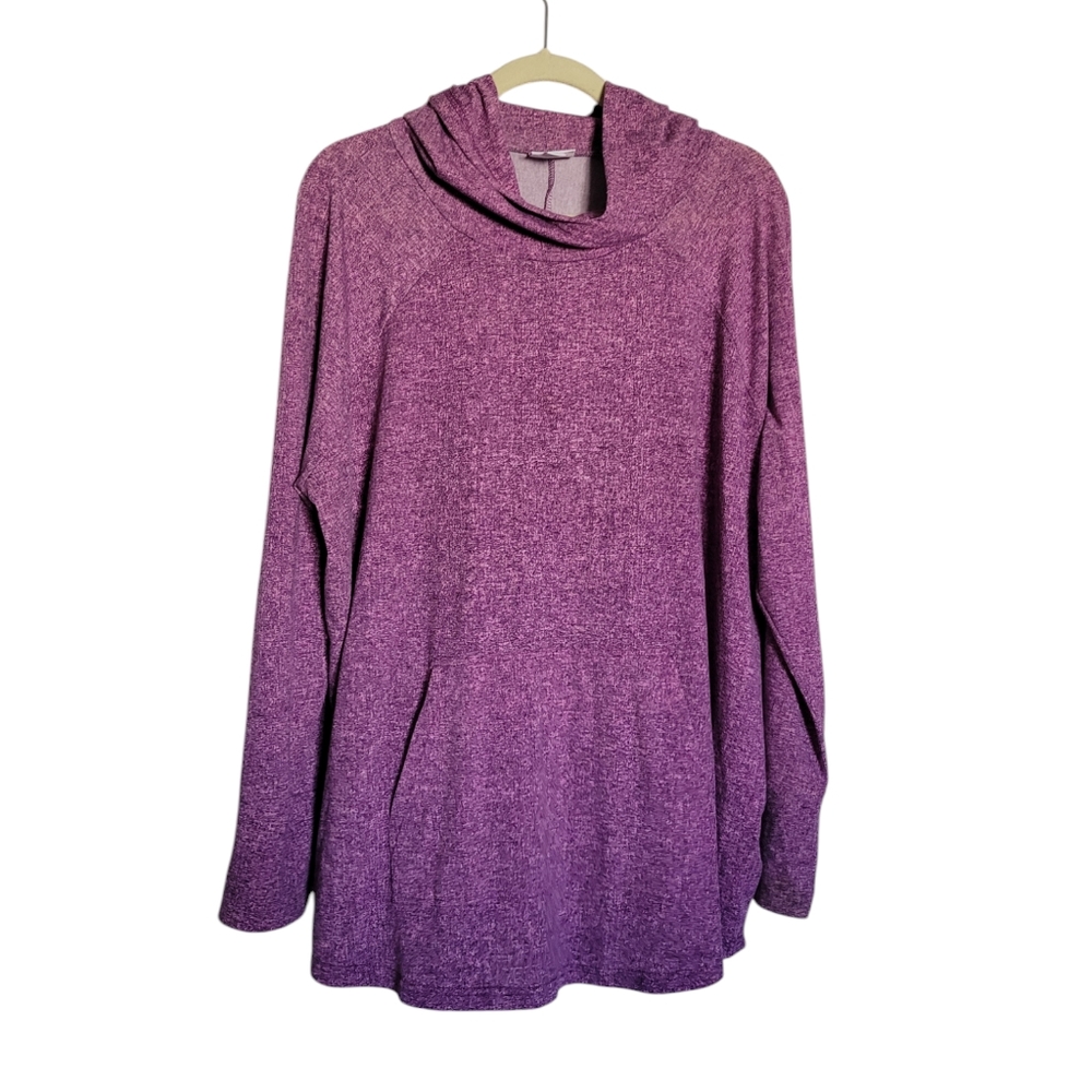 Lula Roe Purple and Pink Women's Hoodie Sz 2xl